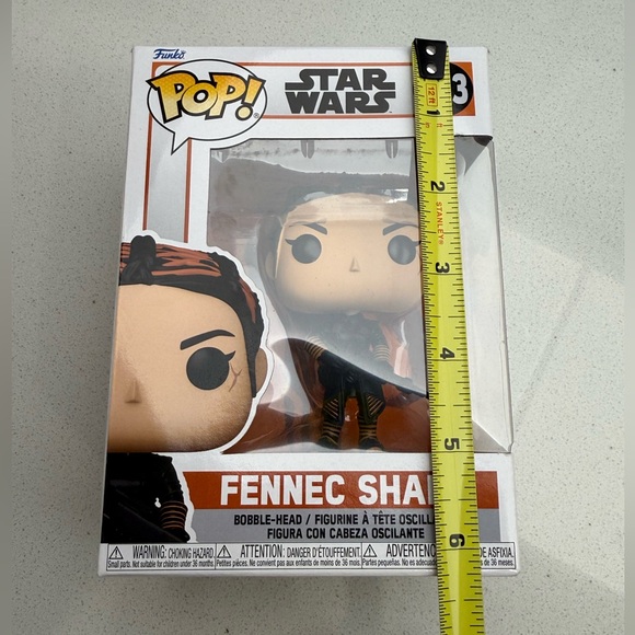 Funko Pop Star Wars Fennec Shand Bobble-Head Figurine 483 - Picture 10 of 10
